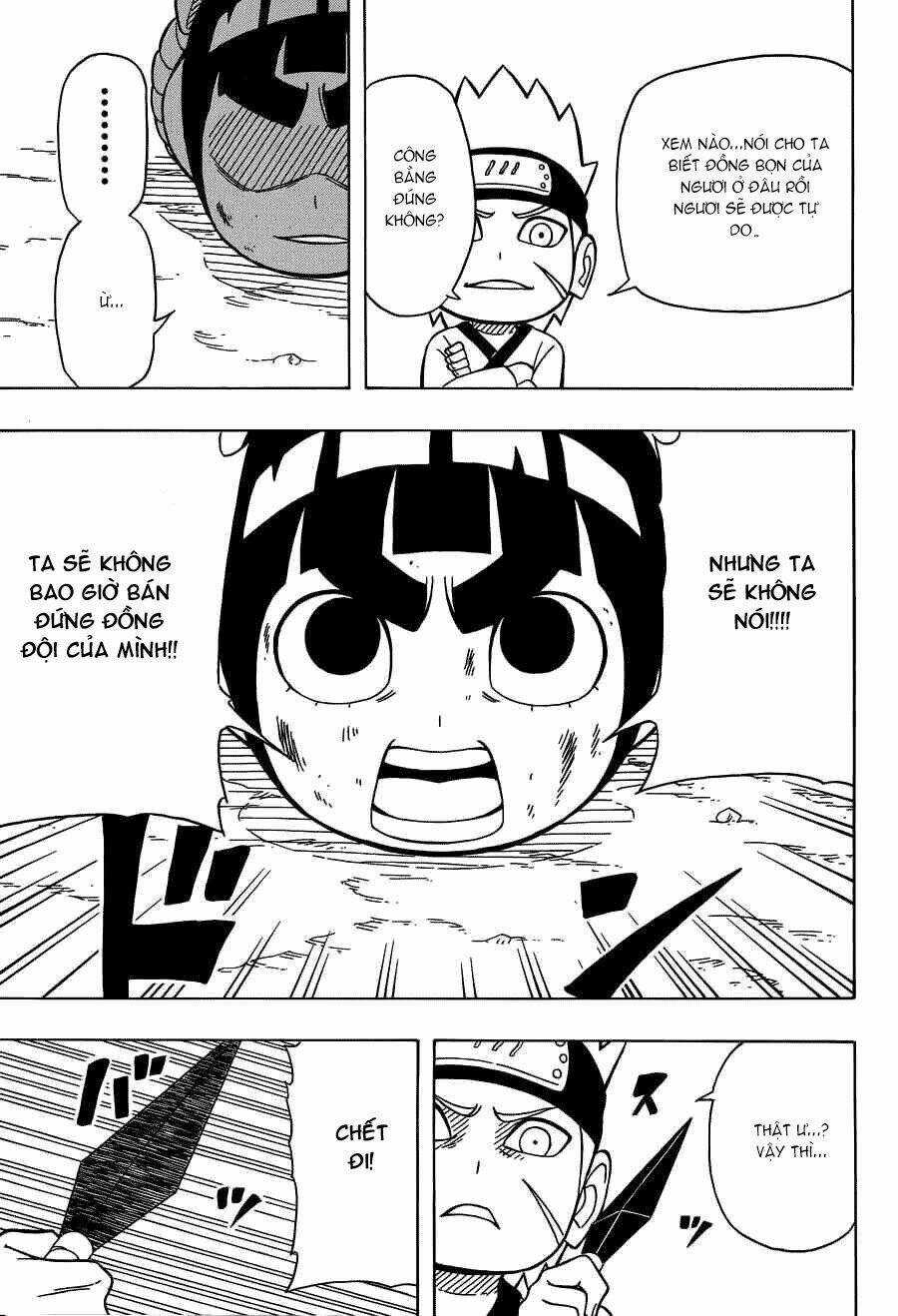 Cửu Vĩ Hồ Ly Ngoại Truyện Rock Lee Chapter 13 trang 21