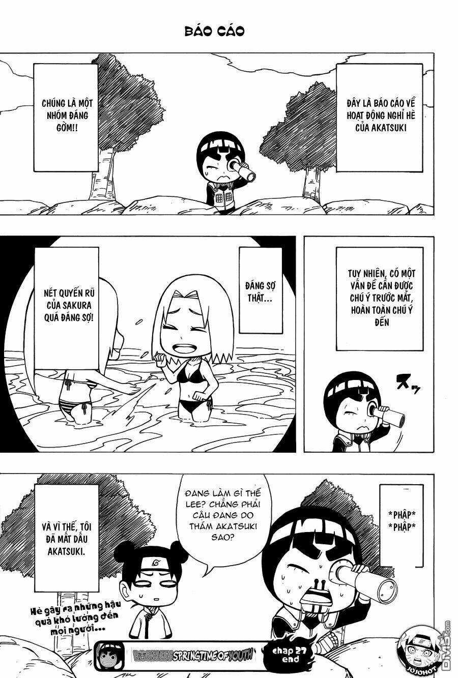 Cửu Vĩ Hồ Ly Ngoại Truyện Rock Lee Chapter 27 trang 26