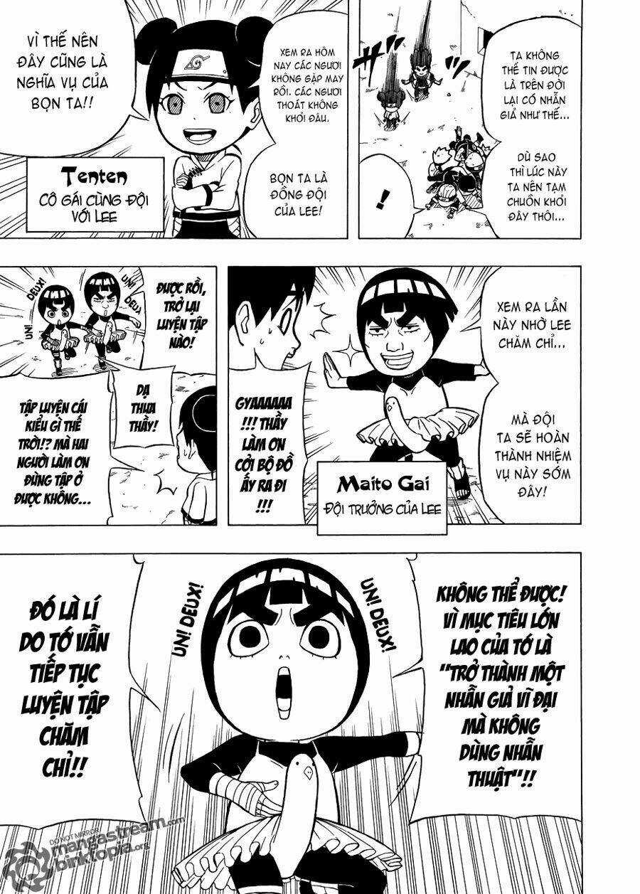 Cửu Vĩ Hồ Ly Ngoại Truyện Rock Lee Chapter 3 trang 4
