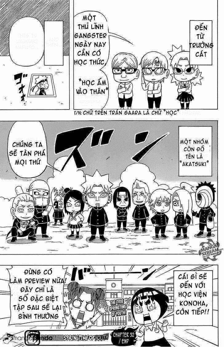 Cửu Vĩ Hồ Ly Ngoại Truyện Rock Lee Chapter 32 trang 27