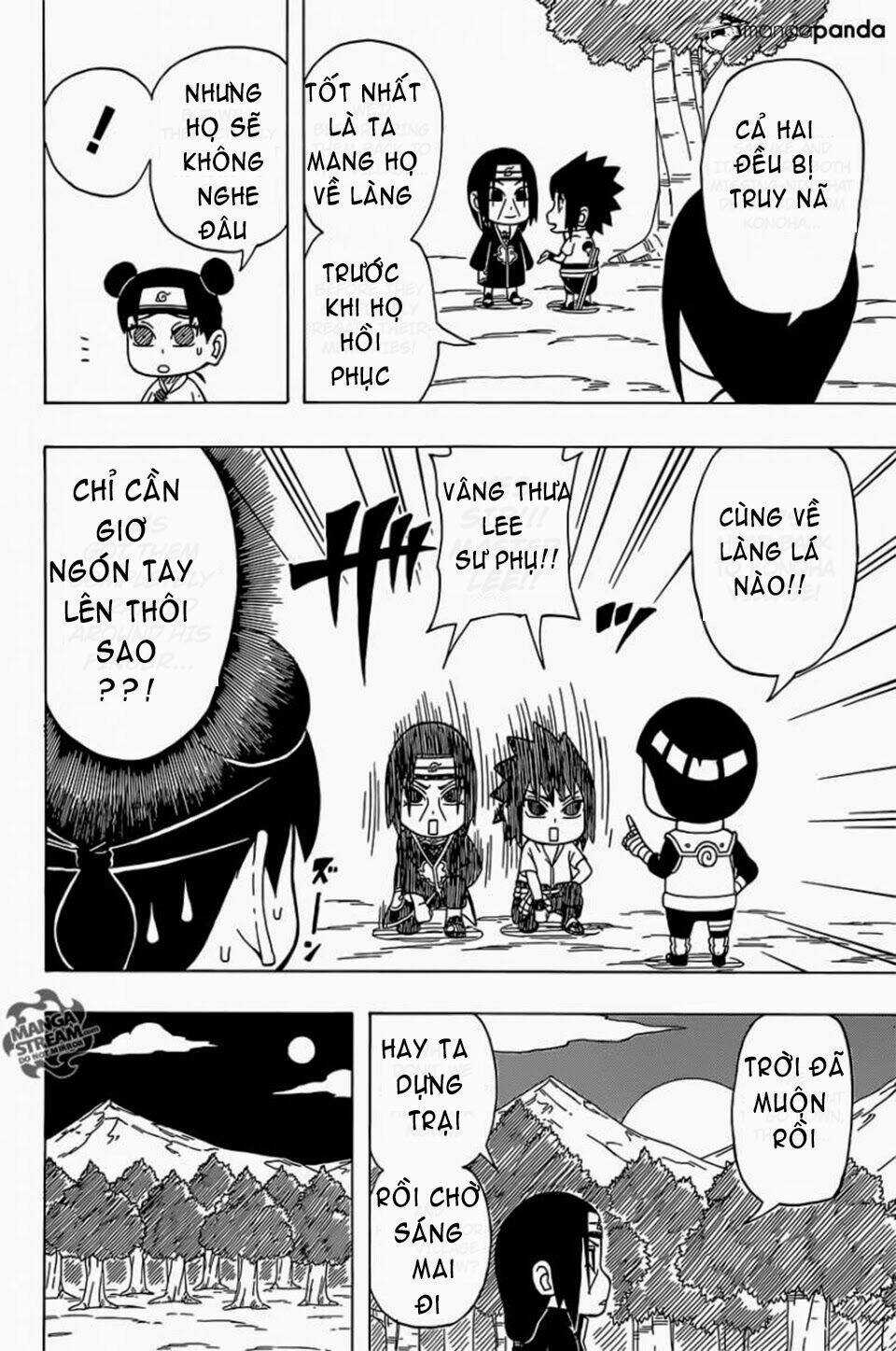 Cửu Vĩ Hồ Ly Ngoại Truyện Rock Lee Chapter 33 trang 12