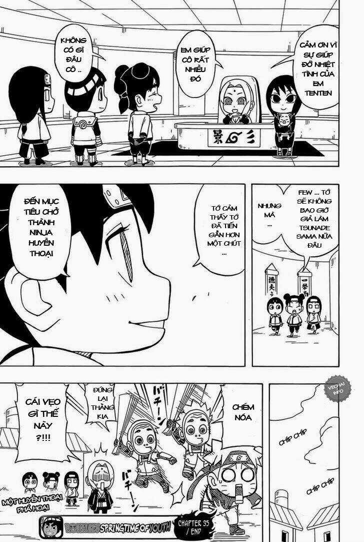 Cửu Vĩ Hồ Ly Ngoại Truyện Rock Lee Chapter 35 trang 22
