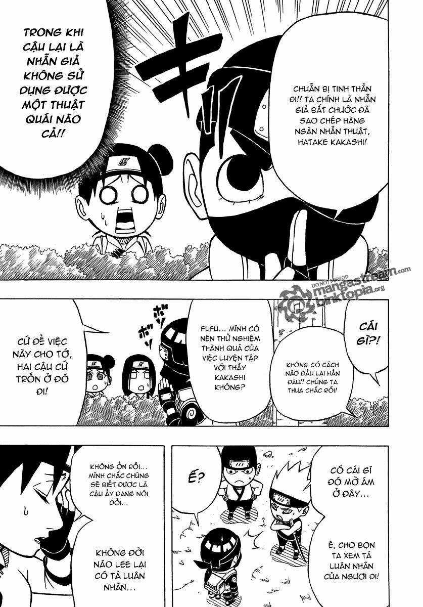 Cửu Vĩ Hồ Ly Ngoại Truyện Rock Lee Chapter 4 trang 12