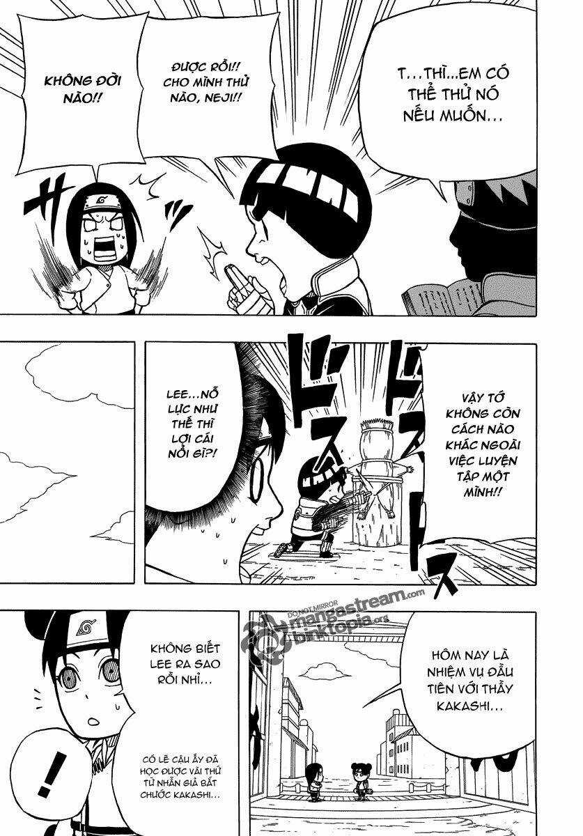 Cửu Vĩ Hồ Ly Ngoại Truyện Rock Lee Chapter 4 trang 8
