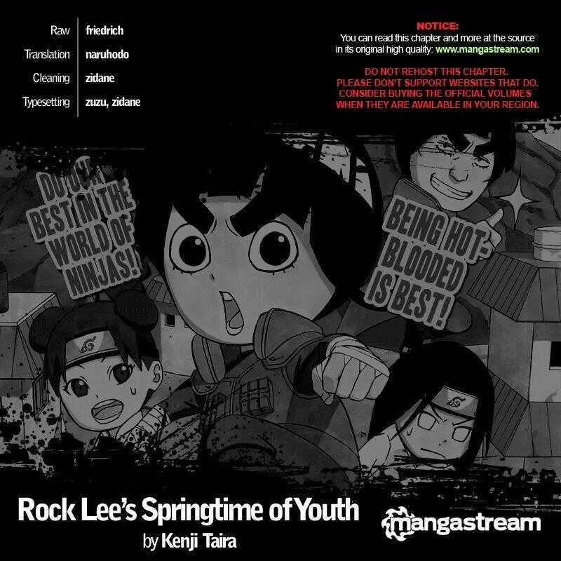 Cửu Vĩ Hồ Ly Ngoại Truyện Rock Lee Chapter 5 trang 11