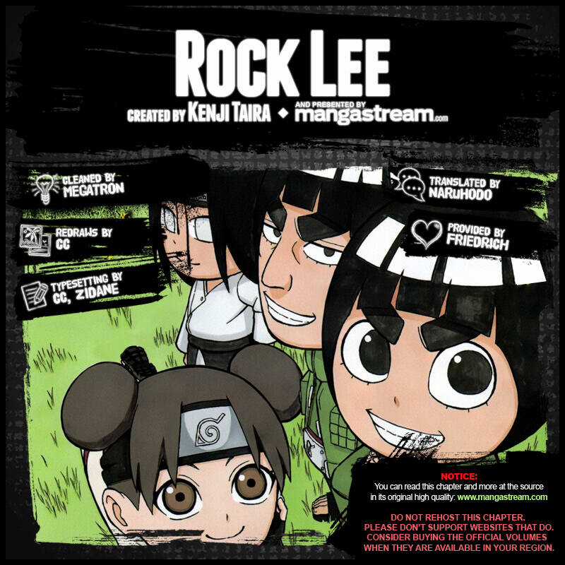 Cửu Vĩ Hồ Ly Ngoại Truyện Rock Lee Chapter 6 trang 19