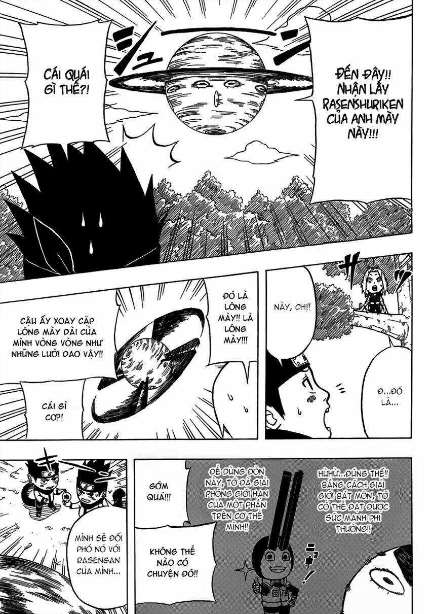 Cửu Vĩ Hồ Ly Ngoại Truyện Rock Lee Chapter 7.5 trang 12