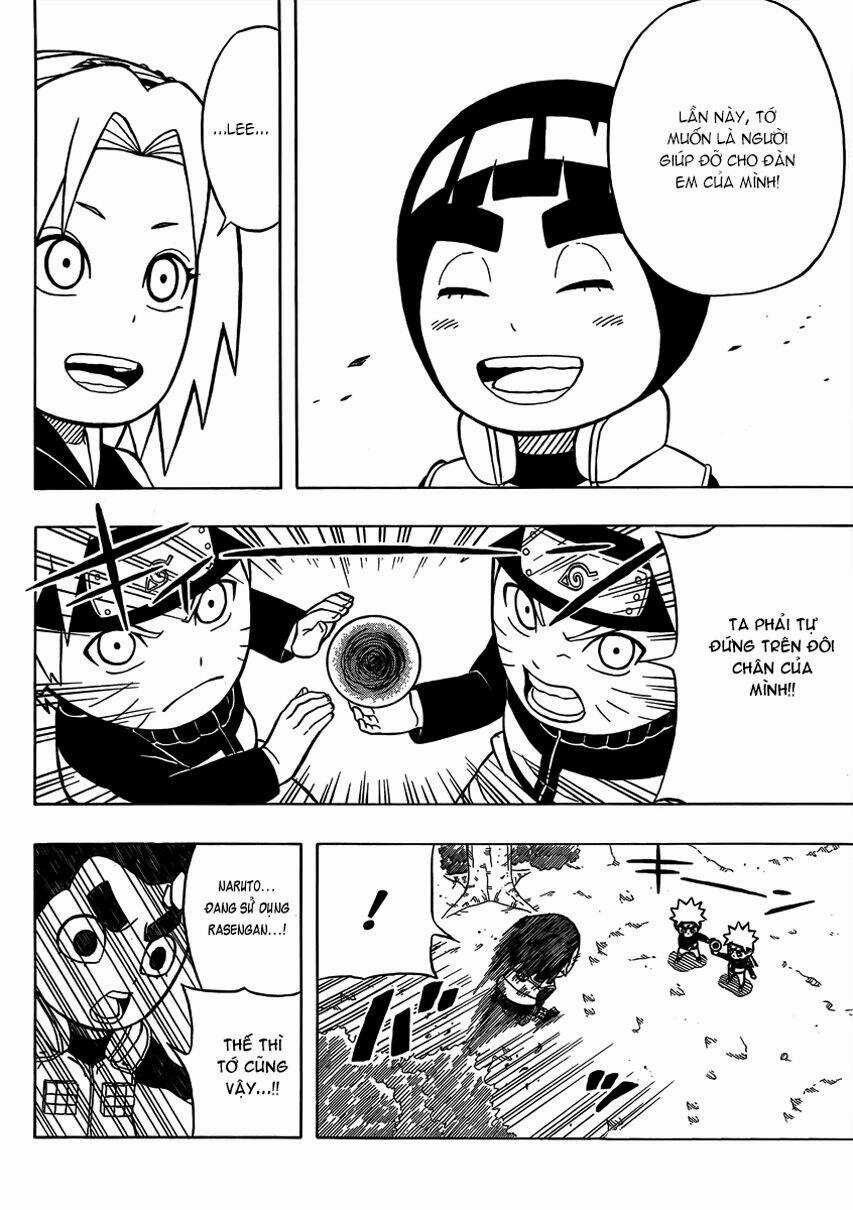 Cửu Vĩ Hồ Ly Ngoại Truyện Rock Lee Chapter 7.5 trang 9