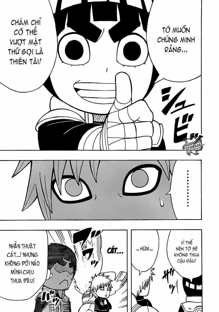 Cửu Vĩ Hồ Ly Ngoại Truyện Rock Lee Chapter 7 trang 17