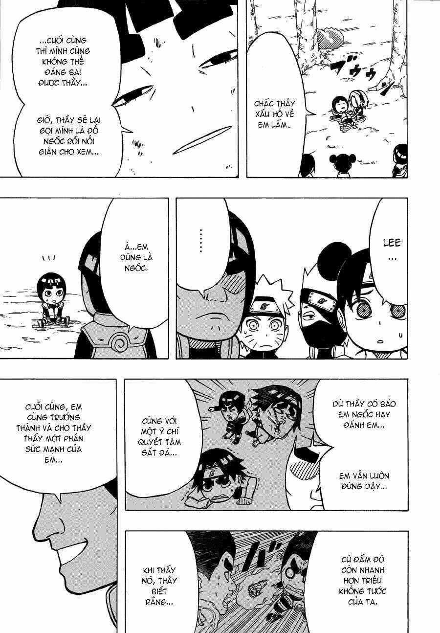Cửu Vĩ Hồ Ly Ngoại Truyện Rock Lee Chapter 8 trang 27