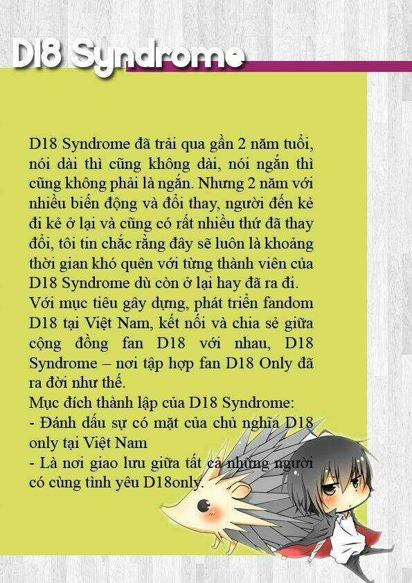 D18 Syndrome Magazine Chapter 1 trang 12