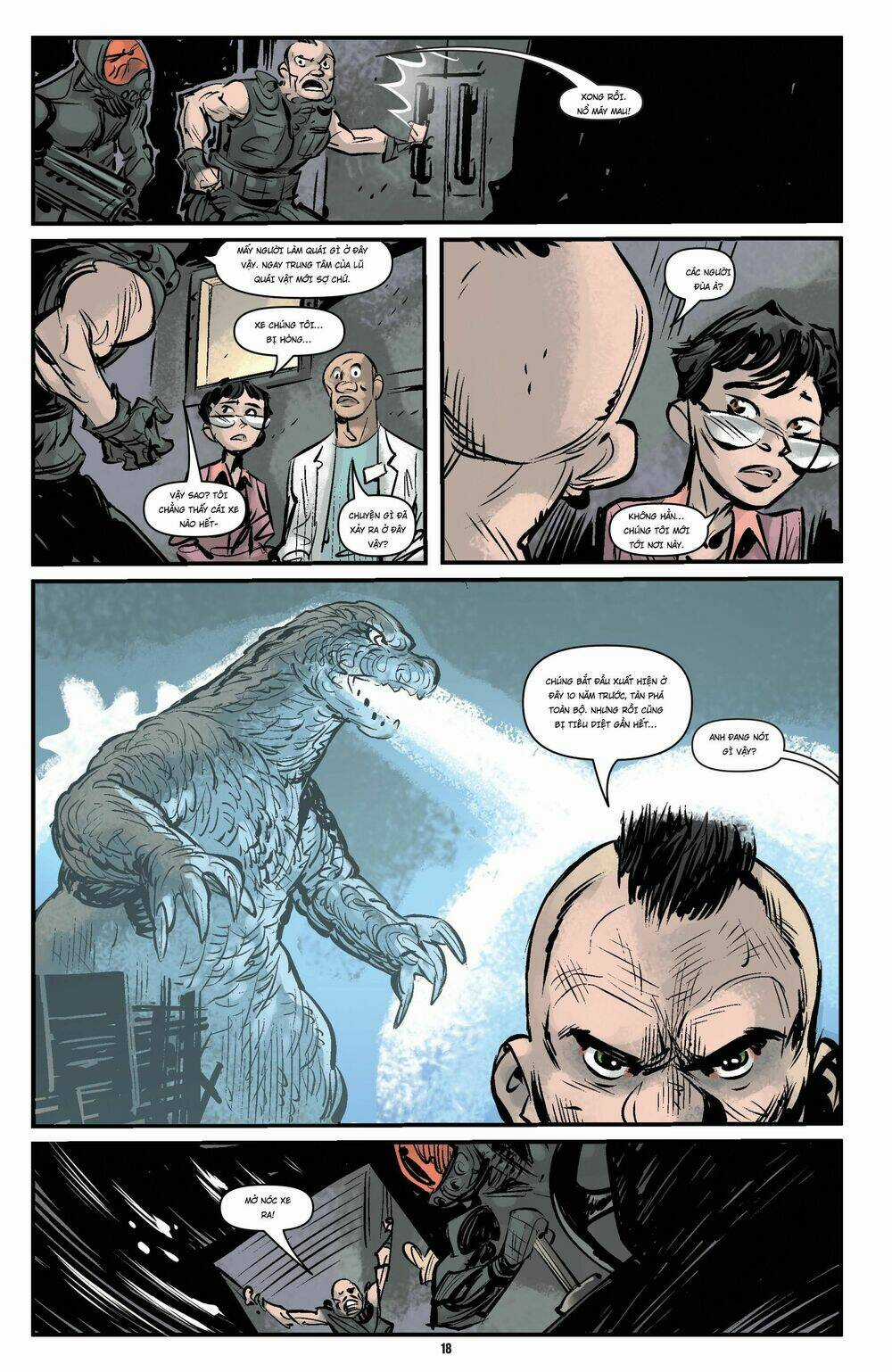 Đại Chiến Godzilla Chapter 1 trang 15