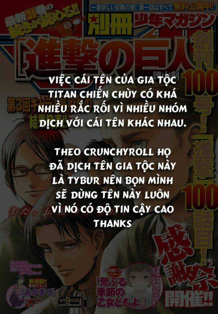 Đại Chiến Người Khổng Lồ Chapter 100 trang 1