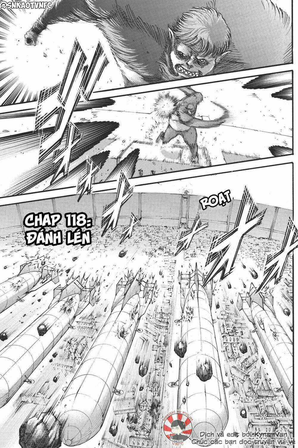 Đại Chiến Người Khổng Lồ Chapter 118 trang 1