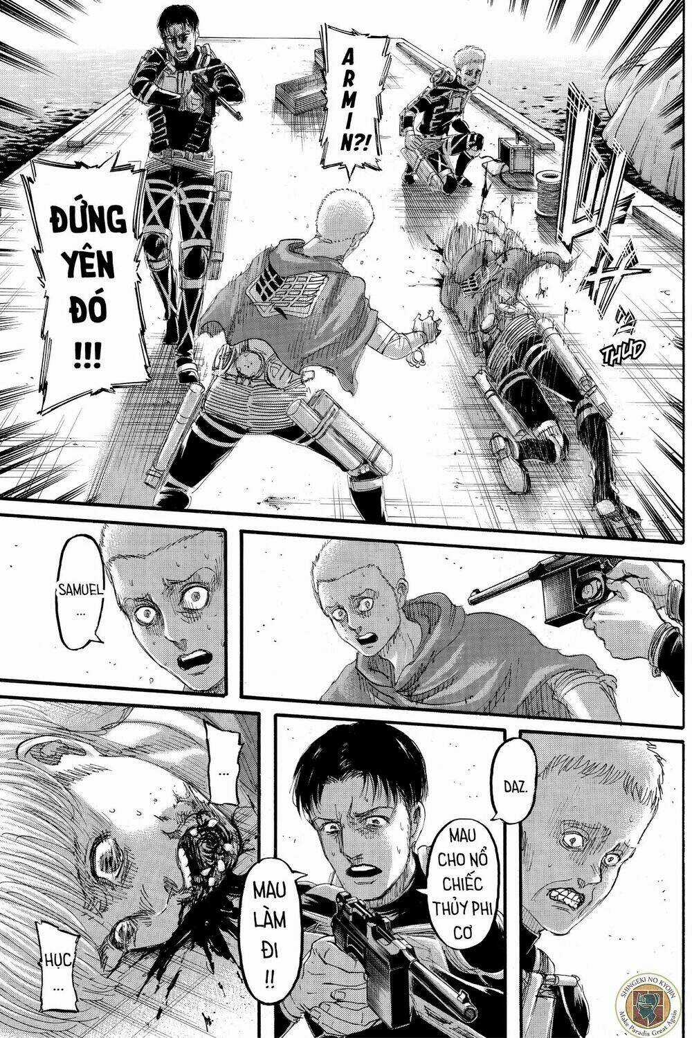 Đại Chiến Người Khổng Lồ Chapter 128 trang 36