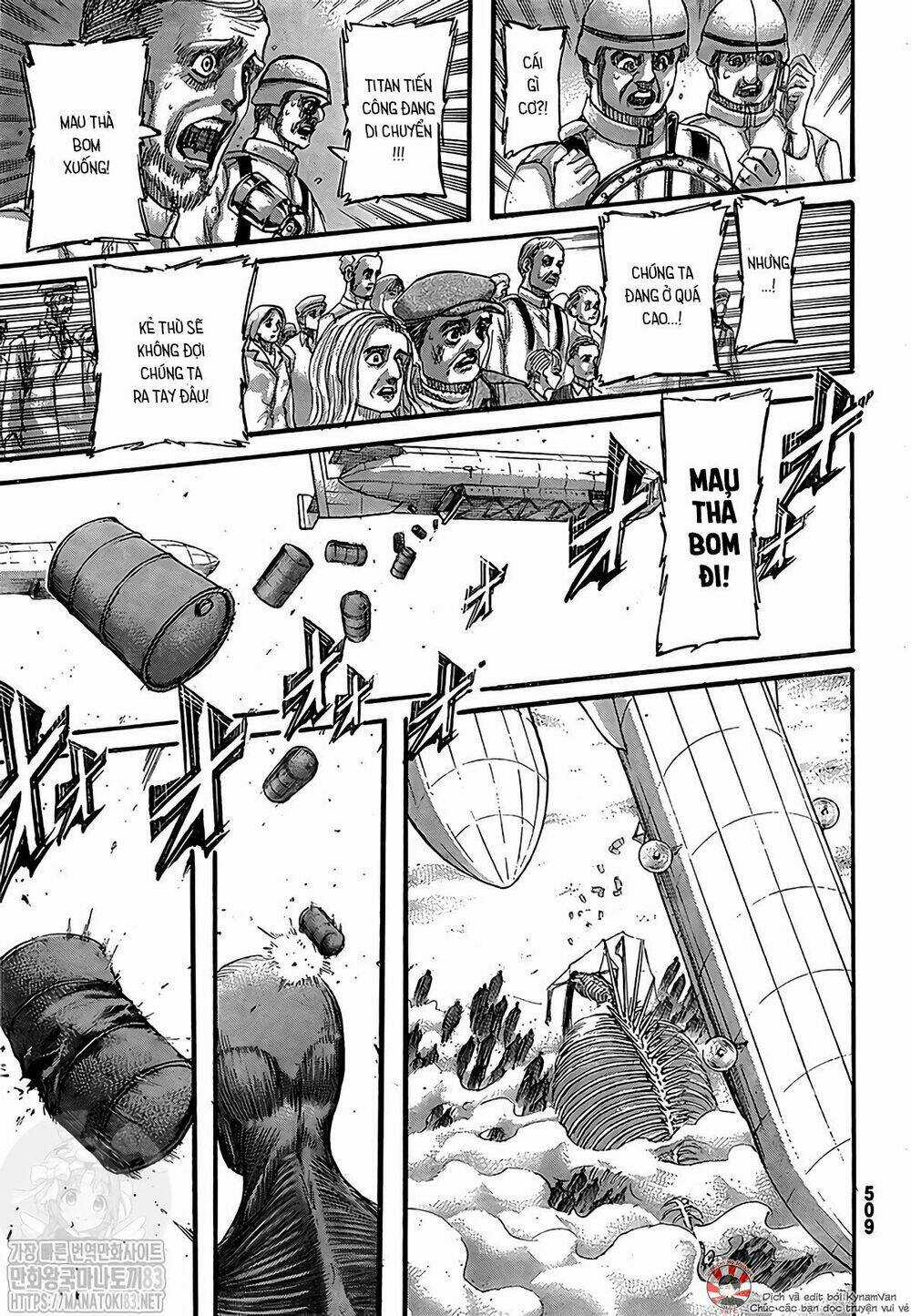 Đại Chiến Người Khổng Lồ Chapter 134 trang 17