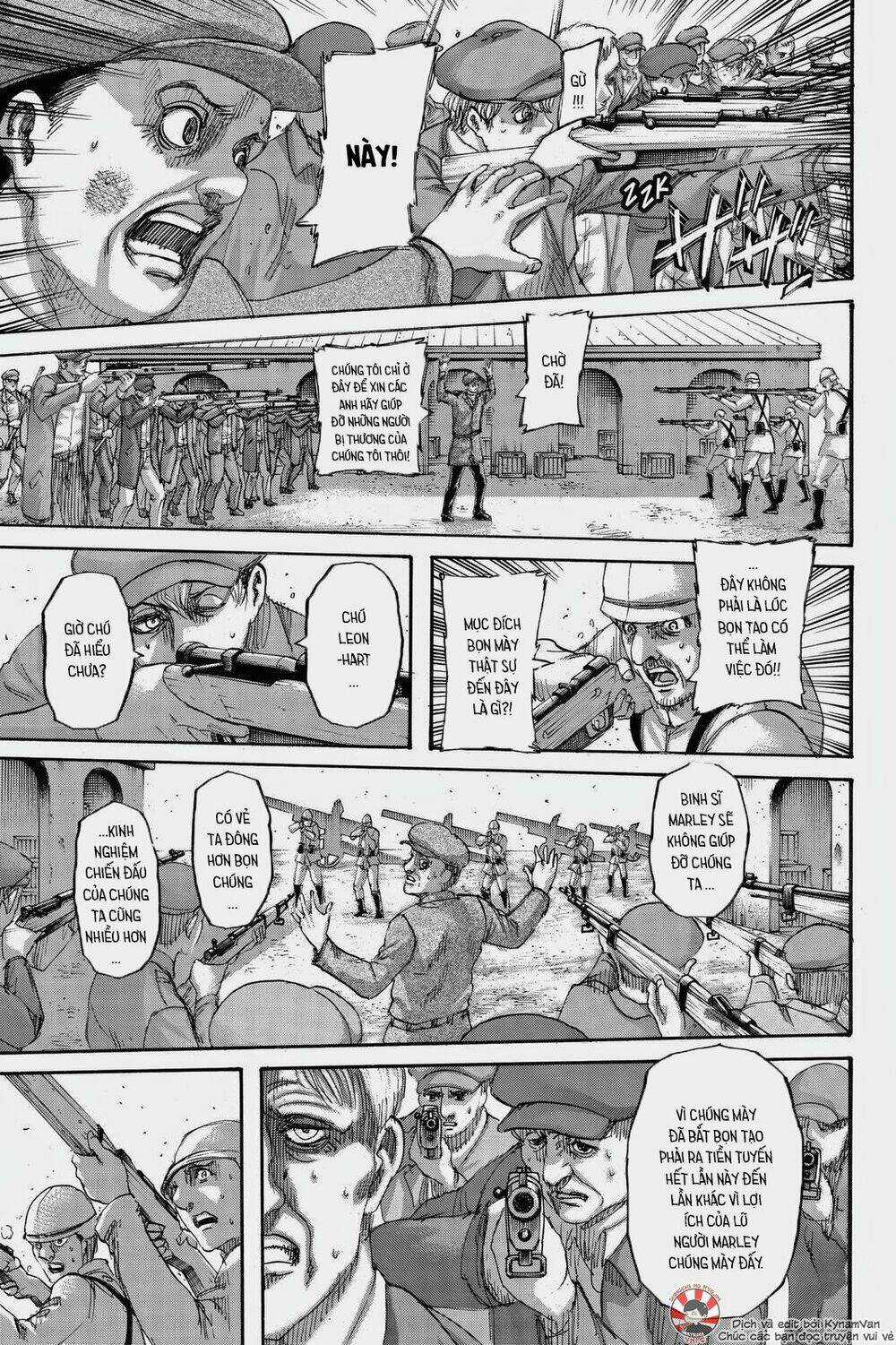 Đại Chiến Người Khổng Lồ Chapter 136 trang 17