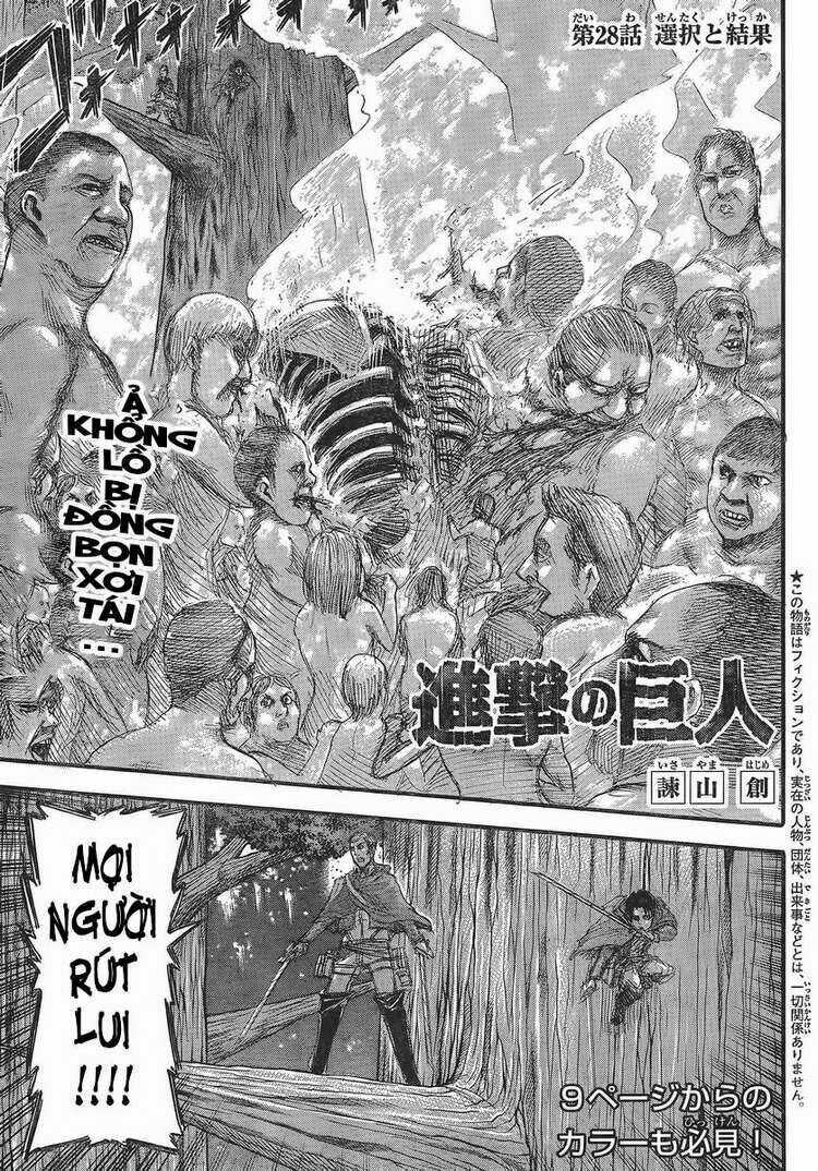 Đại Chiến Người Khổng Lồ Chapter 28 trang 1