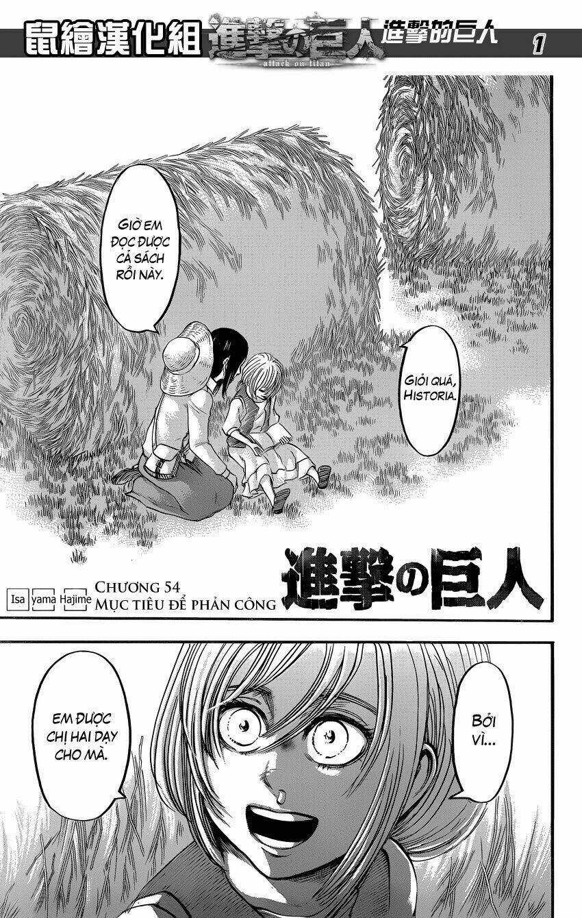 Đại Chiến Người Khổng Lồ Chapter 54 trang 1