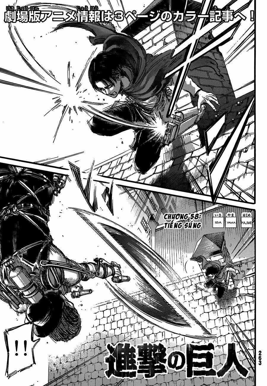 Đại Chiến Người Khổng Lồ Chapter 58 trang 1