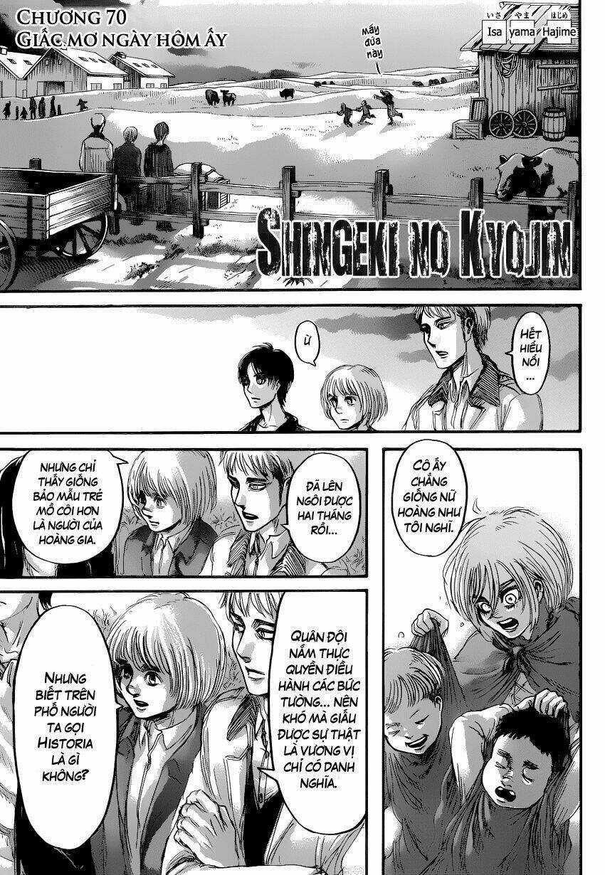 Đại Chiến Người Khổng Lồ Chapter 70 trang 1