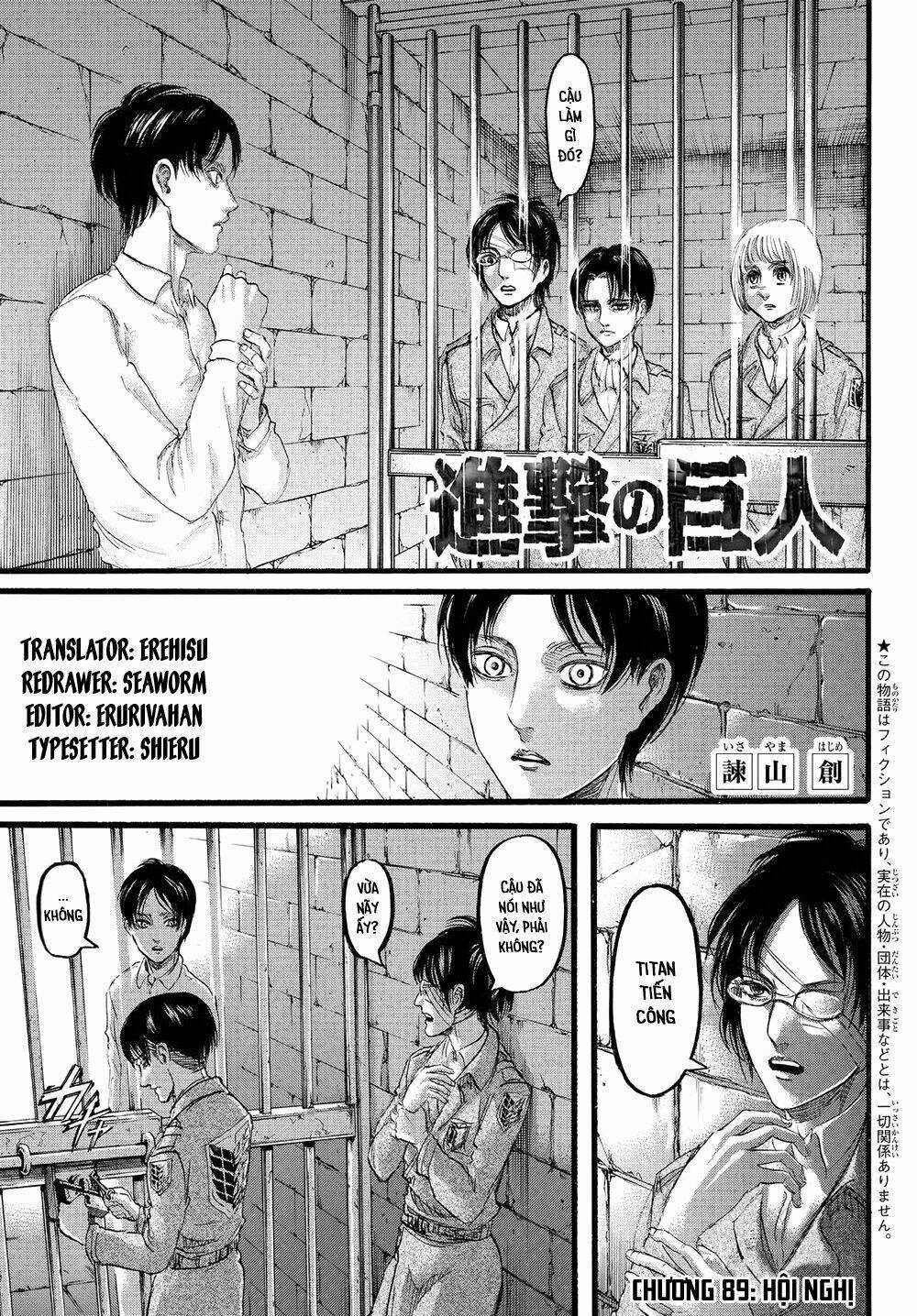 Đại Chiến Người Khổng Lồ Chapter 89 trang 1