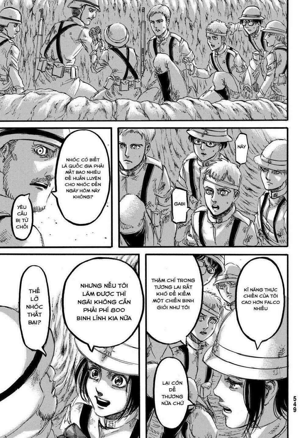 Đại Chiến Người Khổng Lồ Chapter 91 trang 27