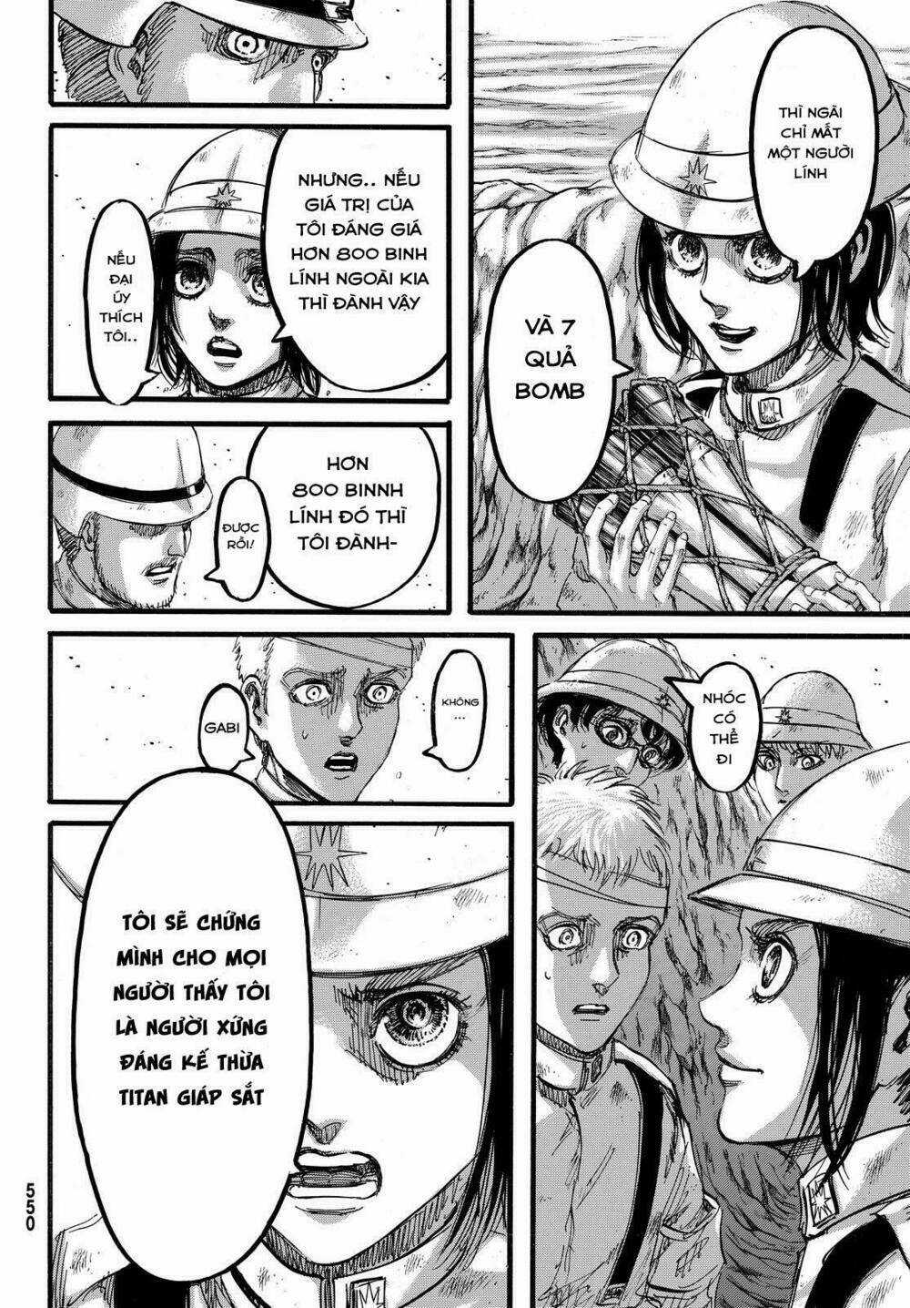 Đại Chiến Người Khổng Lồ Chapter 91 trang 28