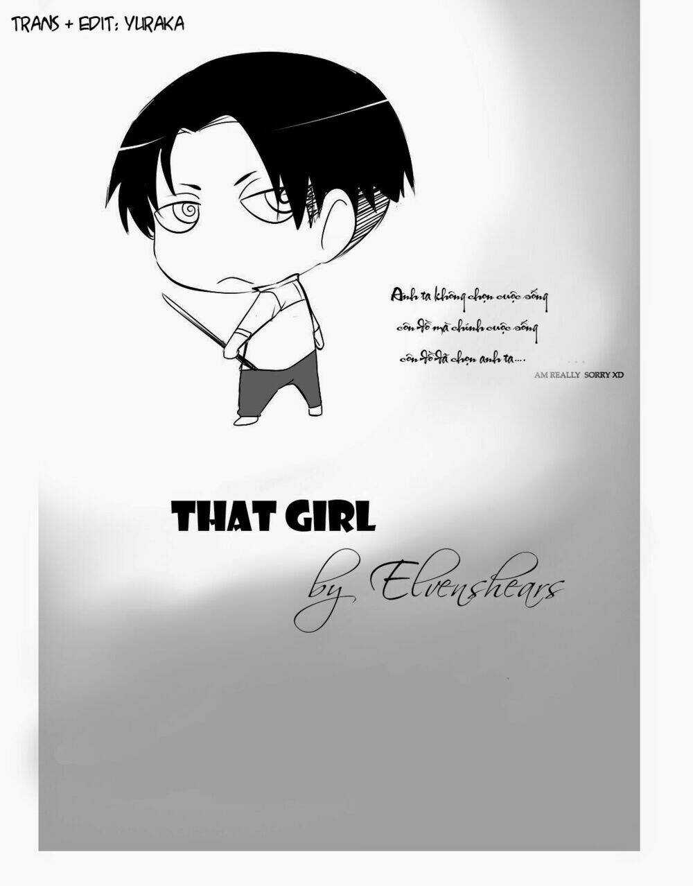 Đại Chiến Titan - Doujinshi Về Cuộc Tình Tay 4 Chapter 2 trang 9