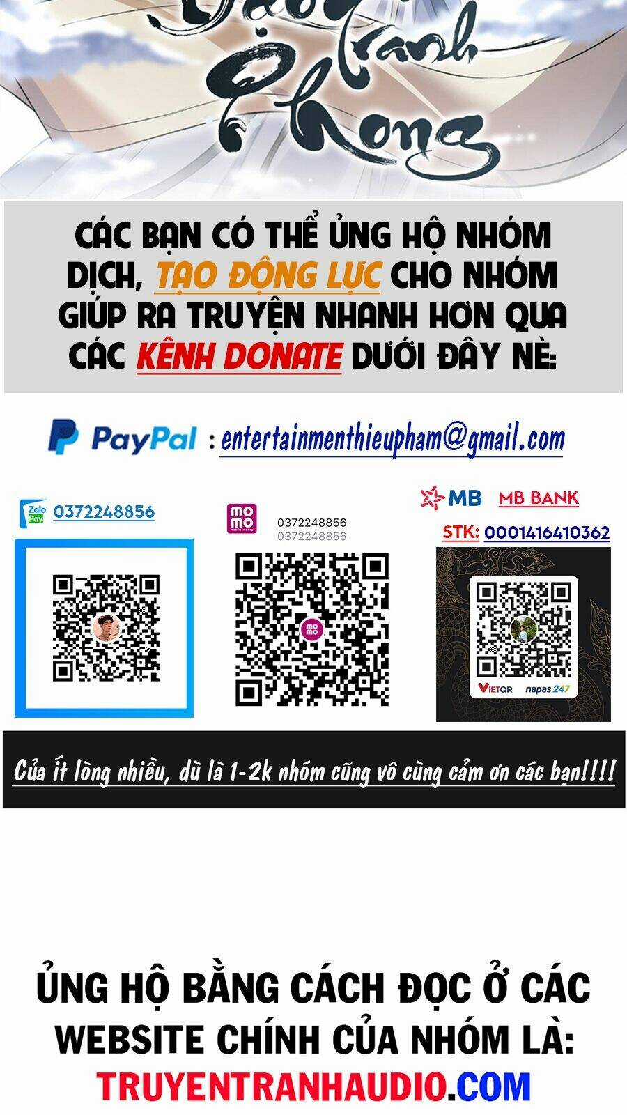 Đại Đạo Tranh Phong Chapter 4 trang 2