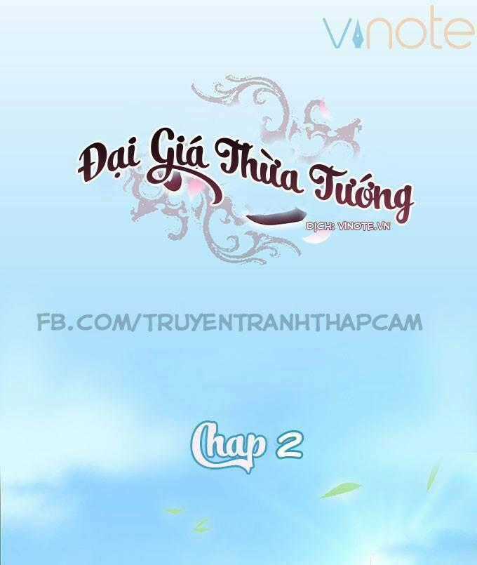 Đại Giá Thừa Tướng Chapter 2 trang 0