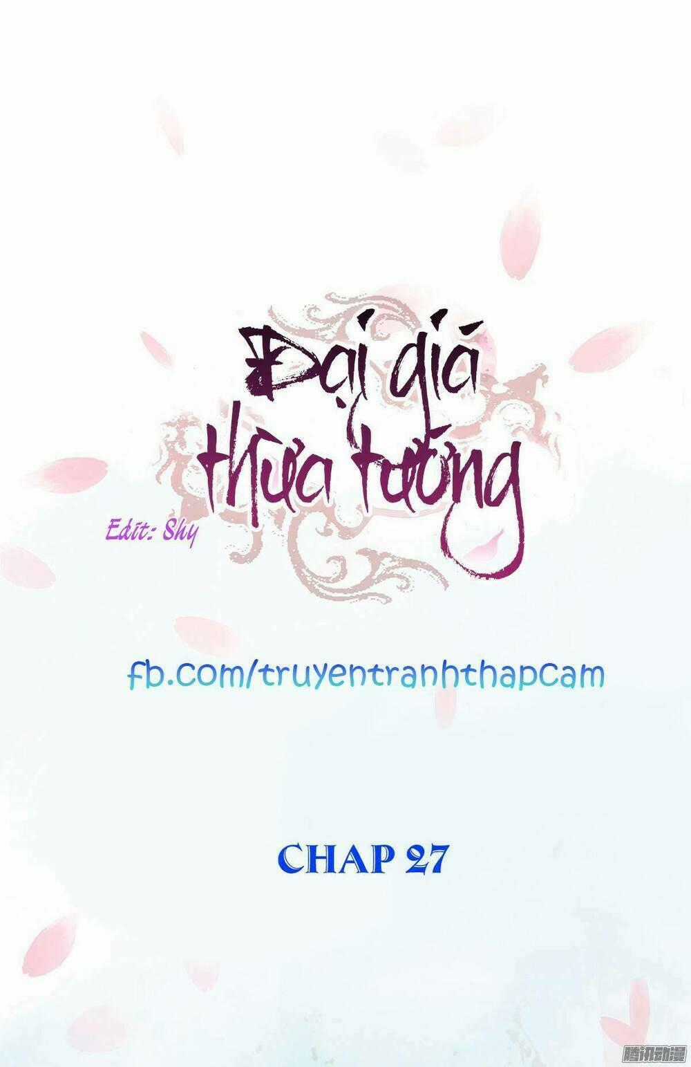 Đại Giá Thừa Tướng Chapter 27 trang 0