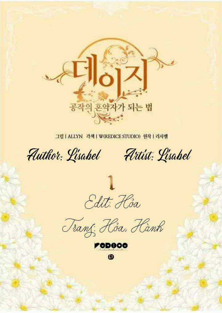 Daisy: Con Đừng Trở Thành Vị Hôn Thê Của Công Tước Chapter 1 trang 13