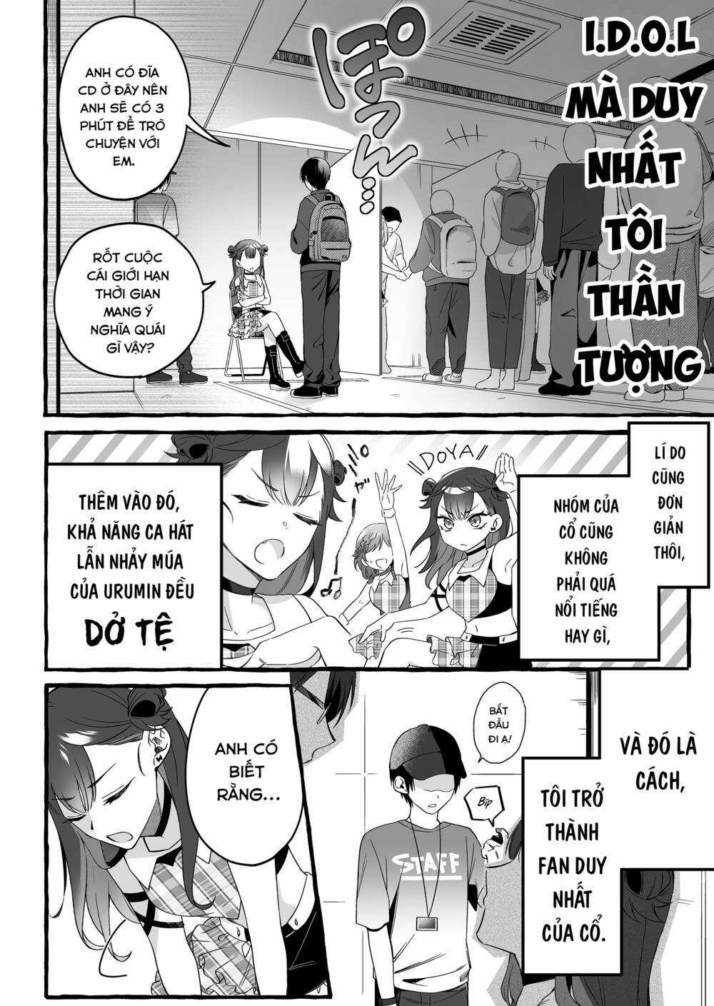 Damedol: Cô Idol Hậu Đậu Và Người Hâm Mộ Duy Nhất Trên Thế Giới Chapter 1 trang 4