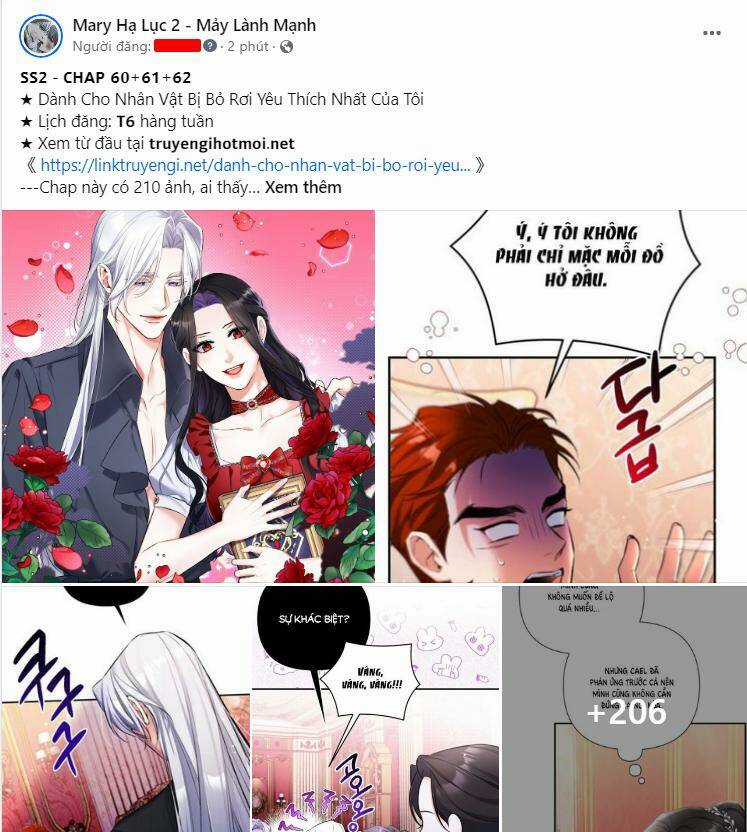 Dành Cho Nhân Vật Bị Bỏ Rơi Yêu Thích Nhất Của Tôi Chapter 62.1 trang 40