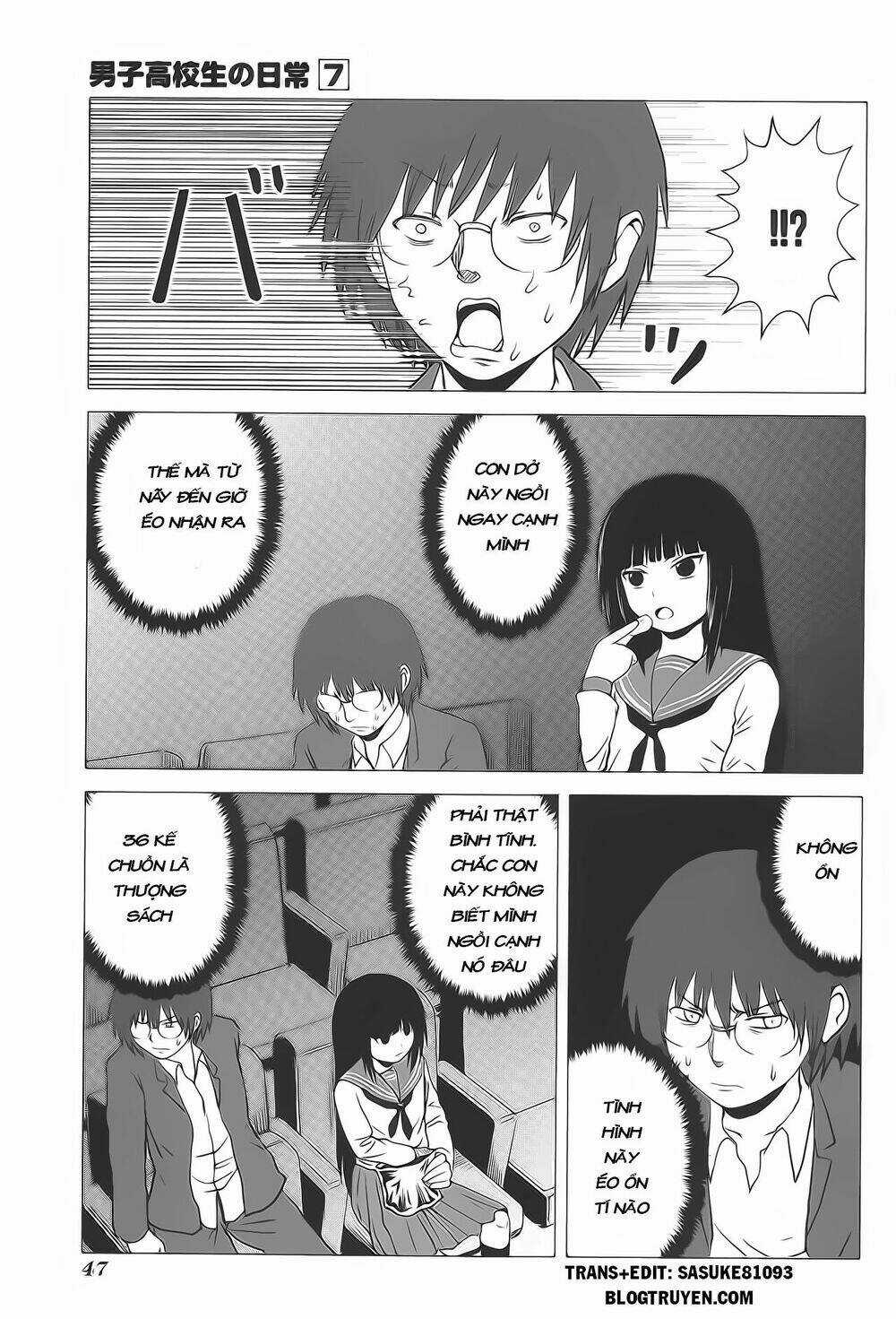 Danshi Koukousei No Nichijou Chapter 100 trang 3