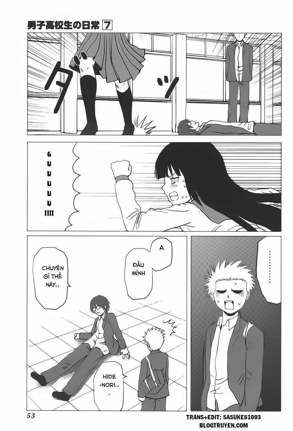 Danshi Koukousei No Nichijou Chapter 100 trang 9
