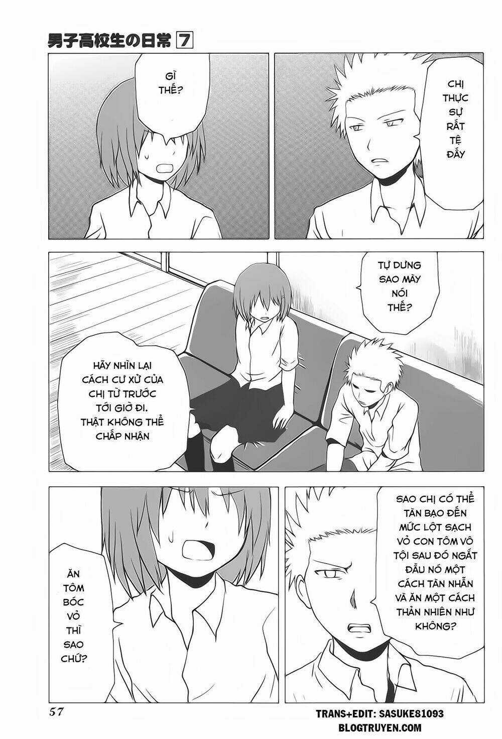 Danshi Koukousei No Nichijou Chapter 101 trang 3