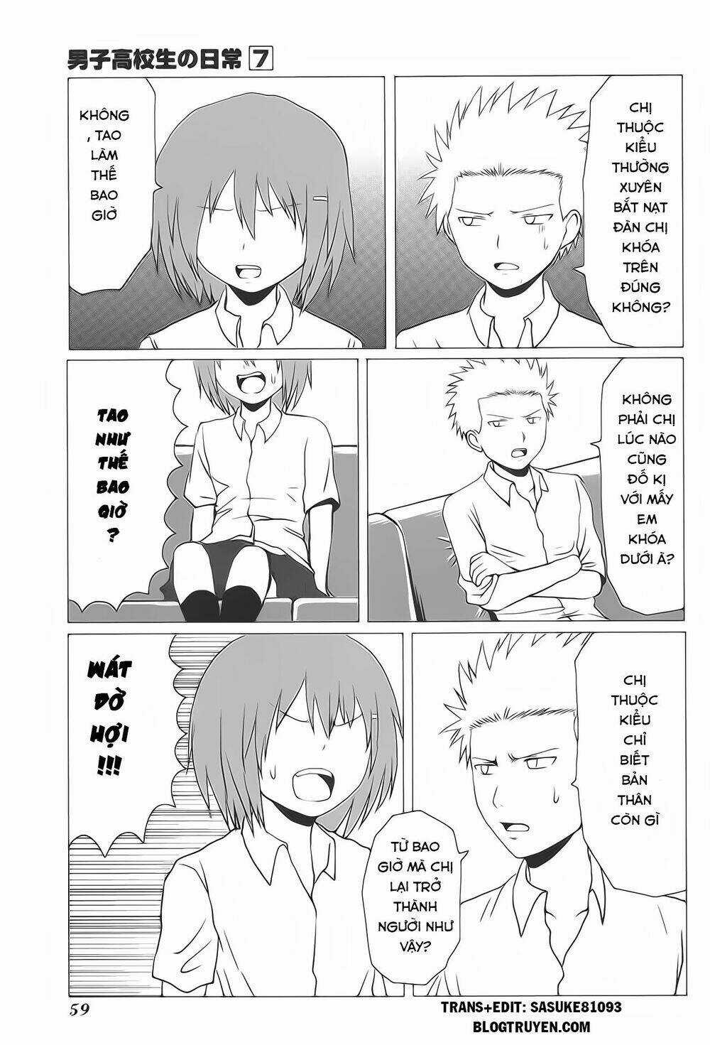 Danshi Koukousei No Nichijou Chapter 101 trang 5