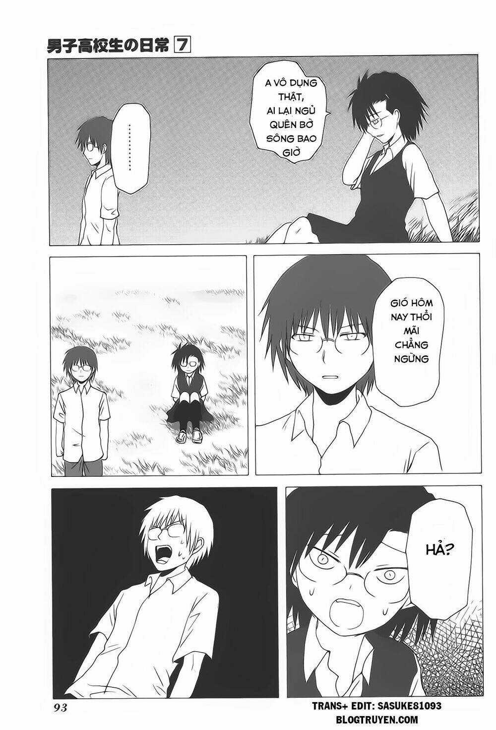 Danshi Koukousei No Nichijou Chapter 105 trang 7