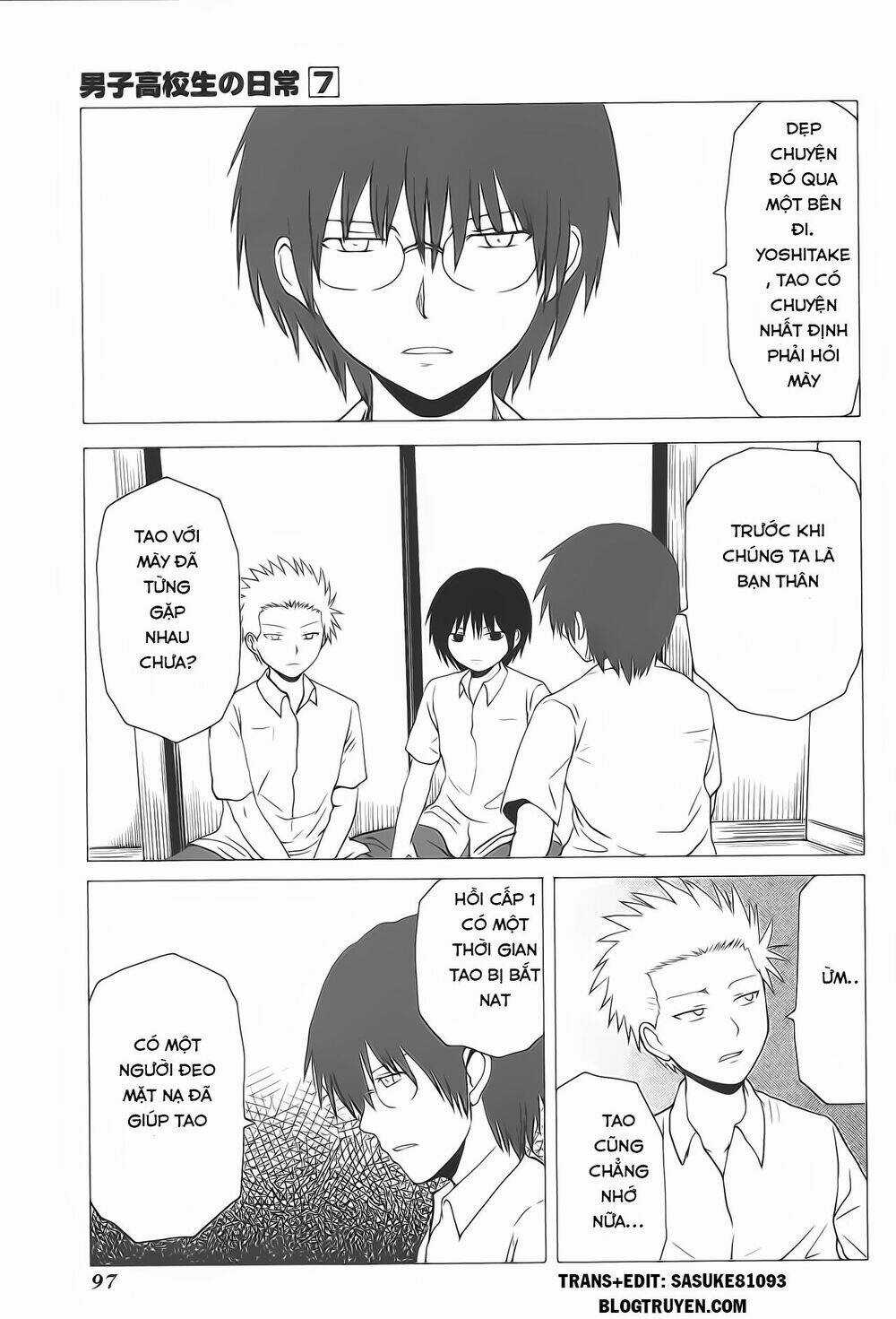 Danshi Koukousei No Nichijou Chapter 106 trang 3