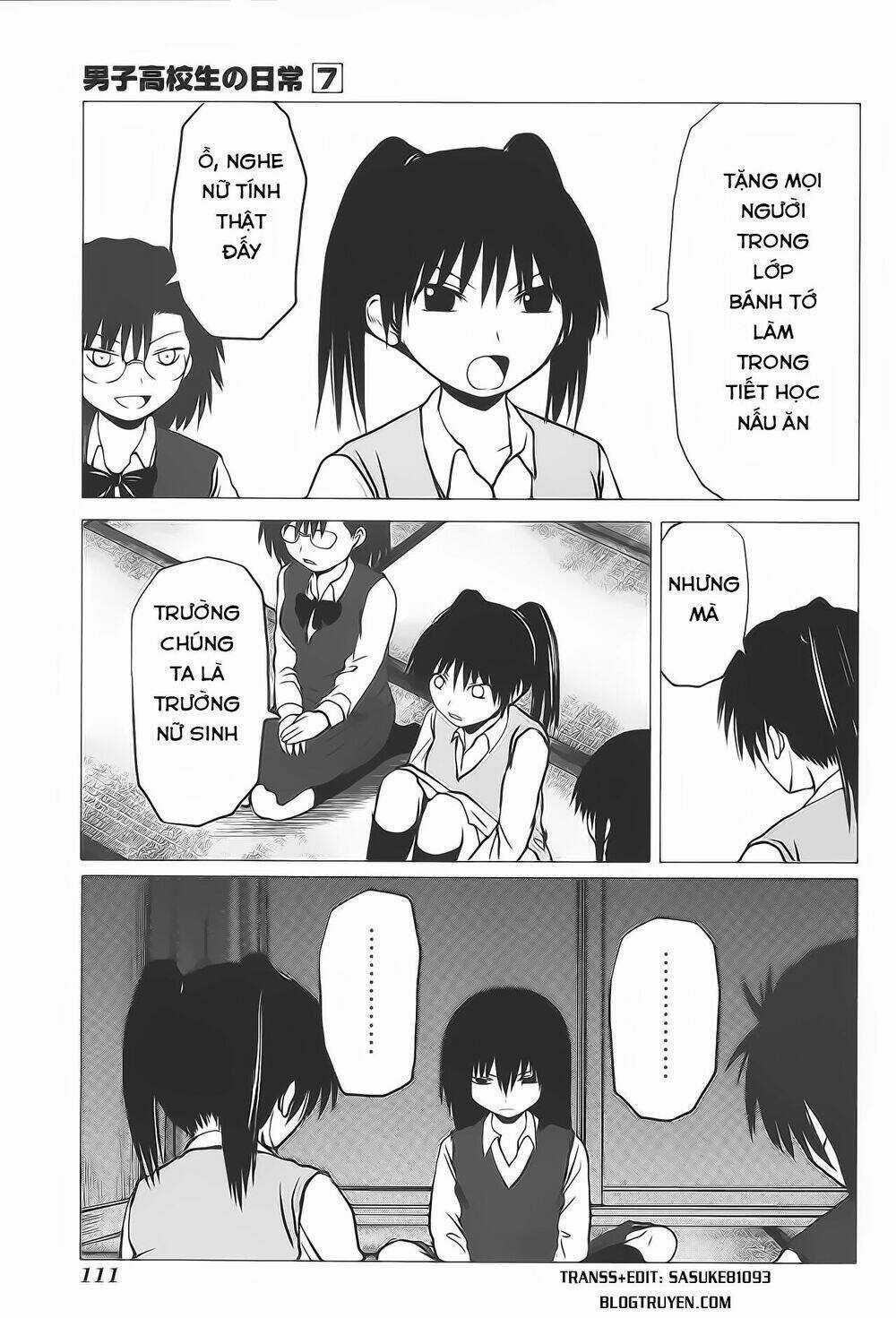 Danshi Koukousei No Nichijou Chapter 107.1 trang 2