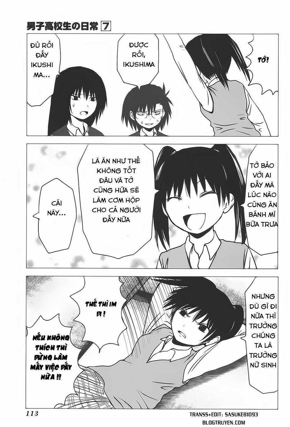 Danshi Koukousei No Nichijou Chapter 107.1 trang 4