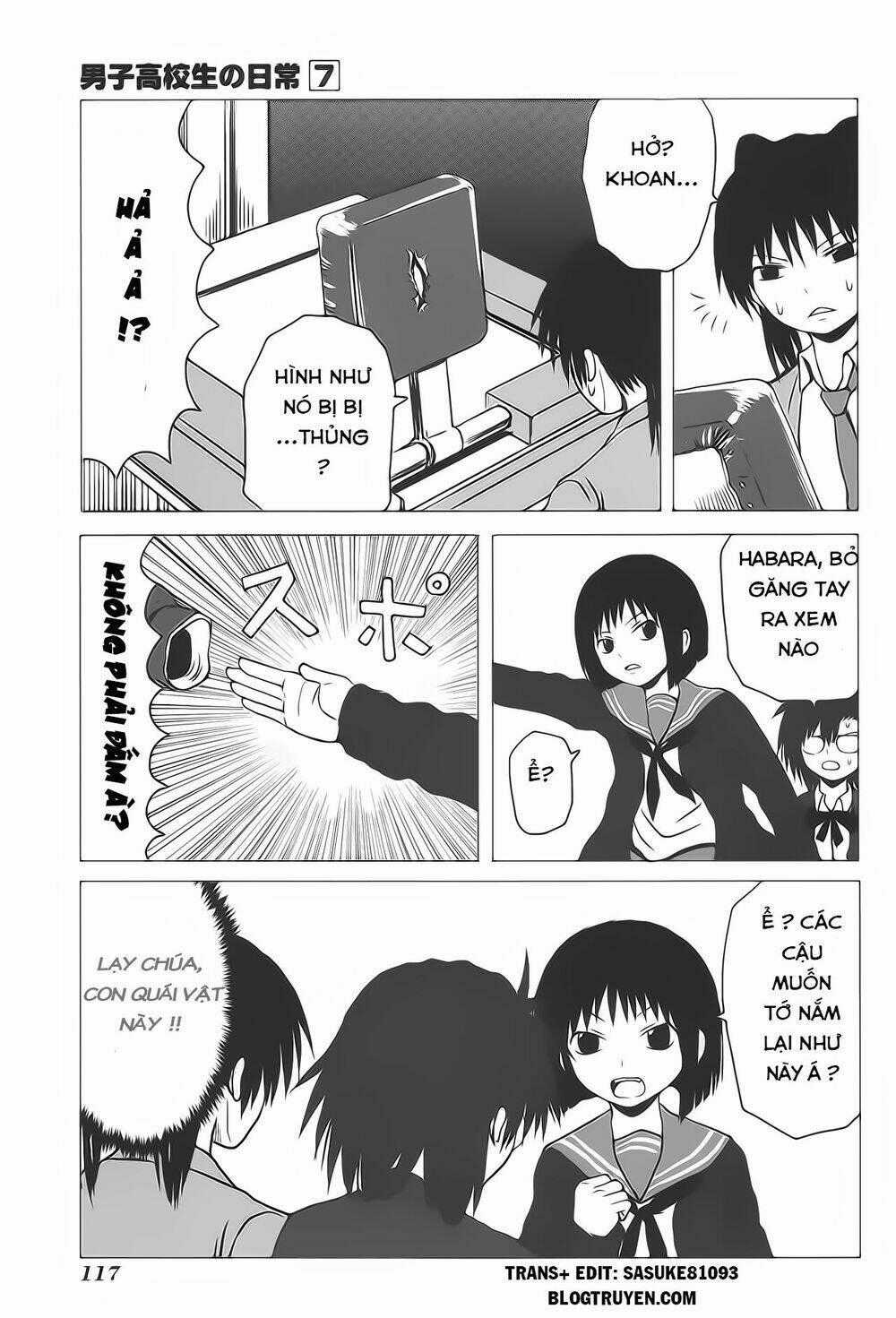Danshi Koukousei No Nichijou Chapter 107.2 trang 4