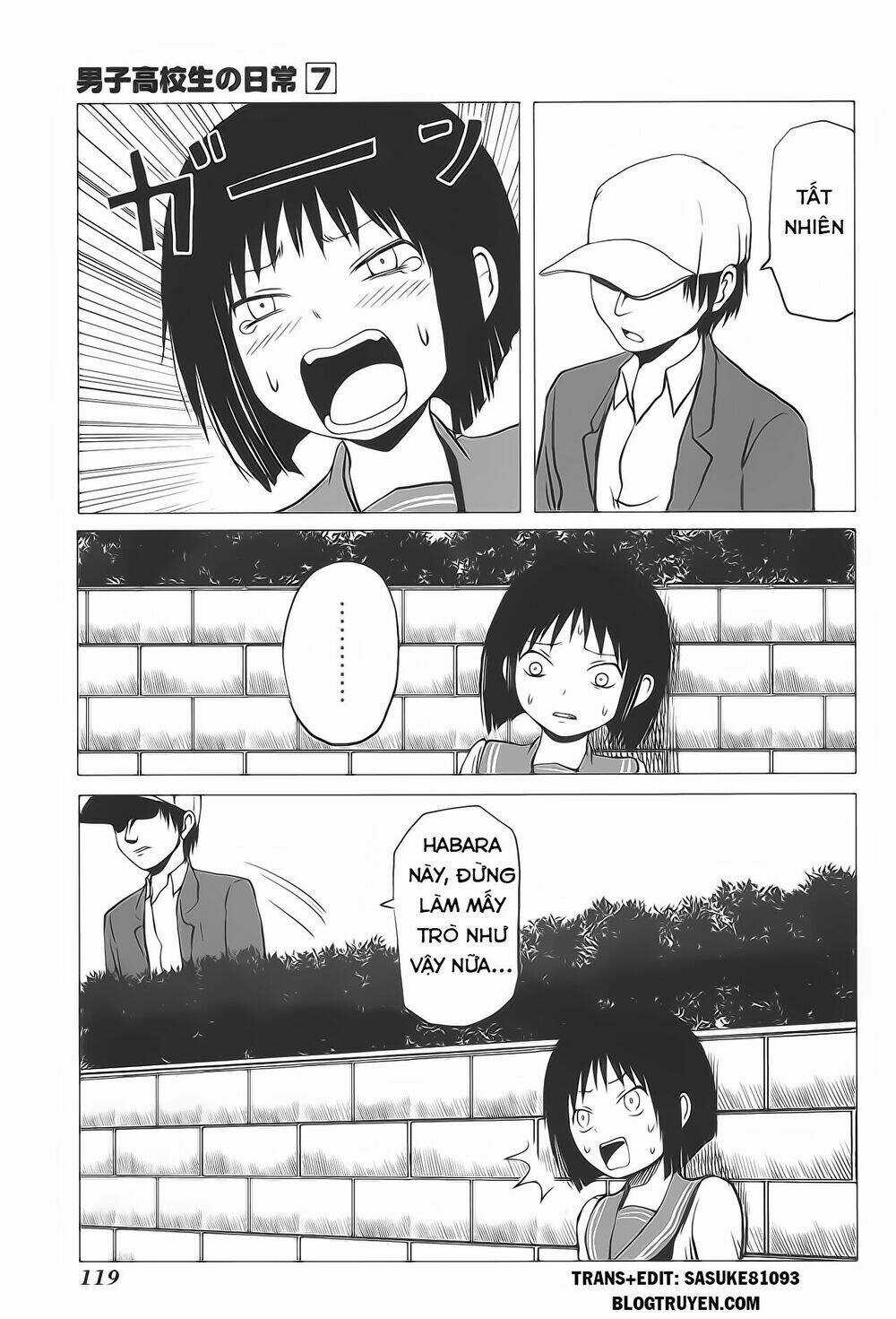 Danshi Koukousei No Nichijou Chapter 107.3 trang 2