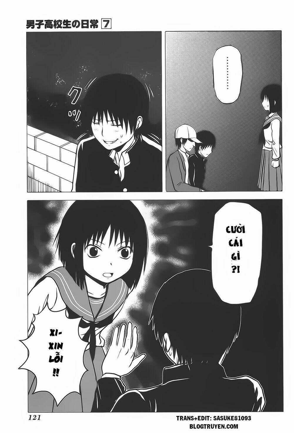 Danshi Koukousei No Nichijou Chapter 107.3 trang 4