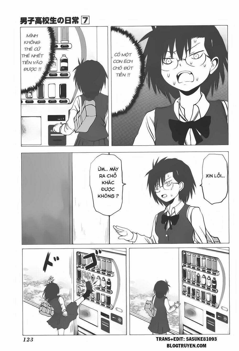 Danshi Koukousei No Nichijou Chapter 107.4 trang 2