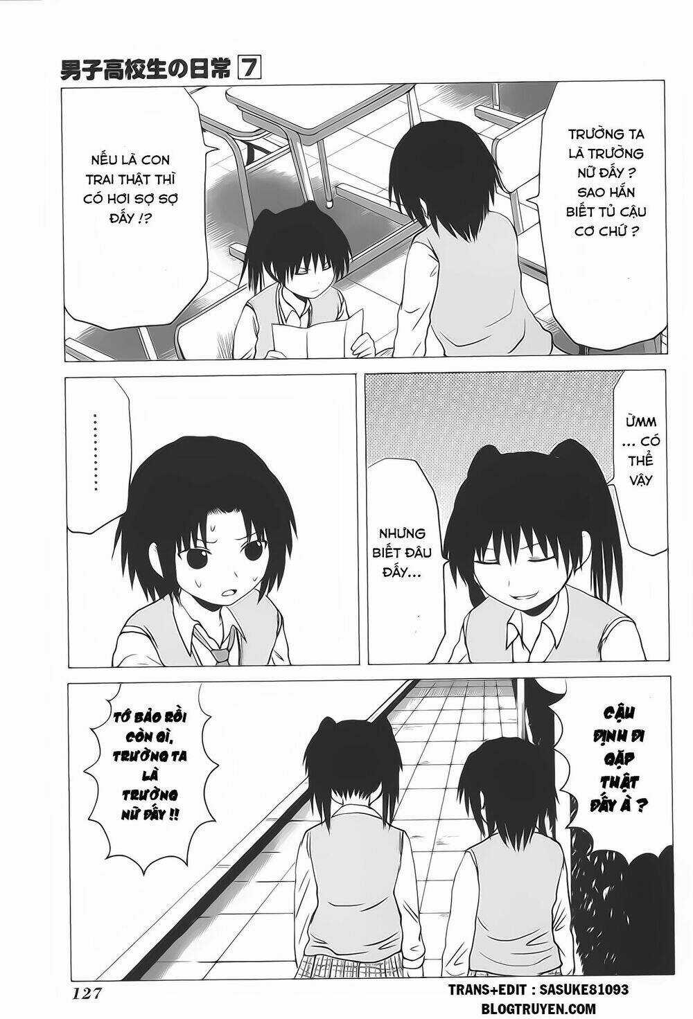 Danshi Koukousei No Nichijou Chapter 107.5 trang 2