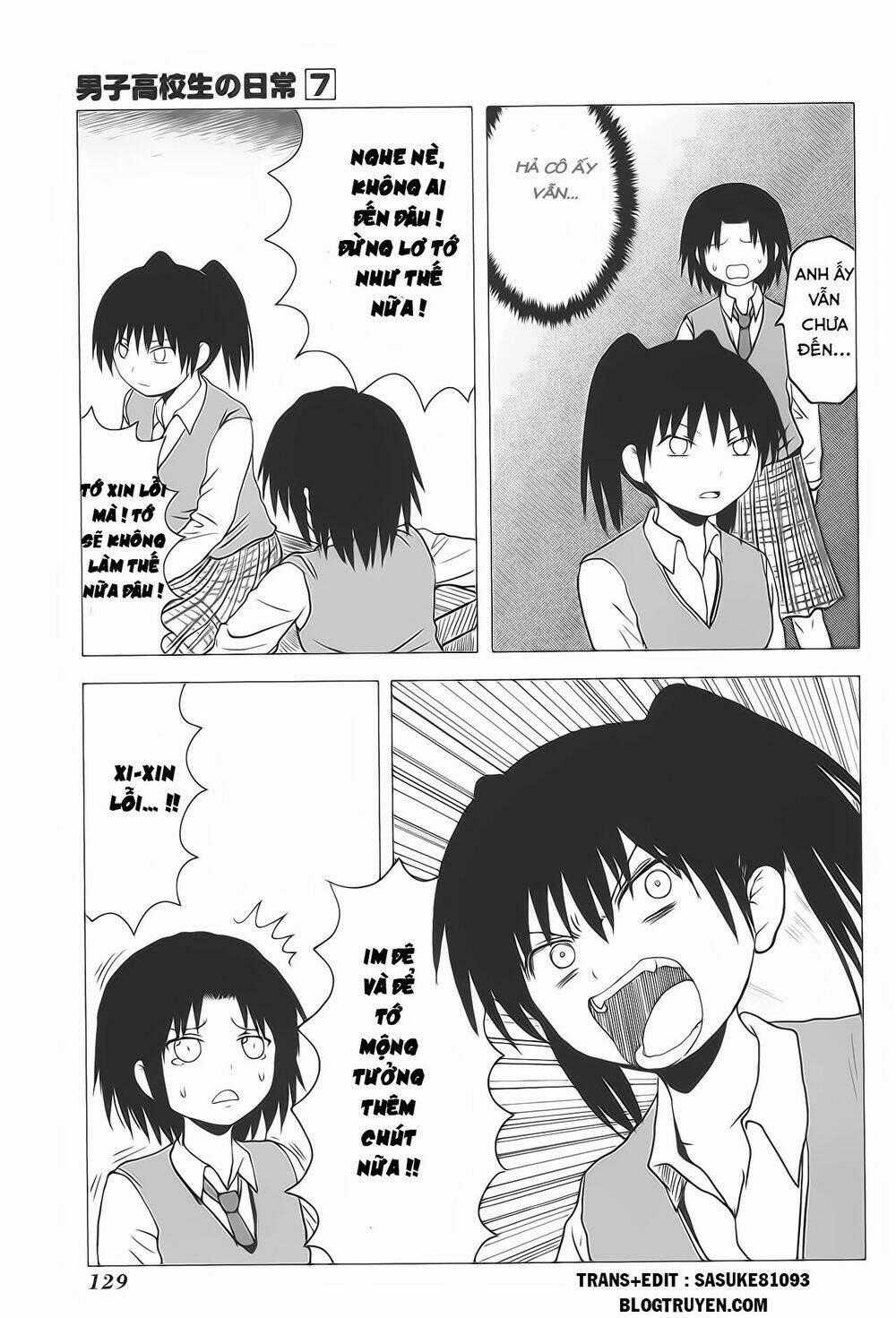 Danshi Koukousei No Nichijou Chapter 107.5 trang 4