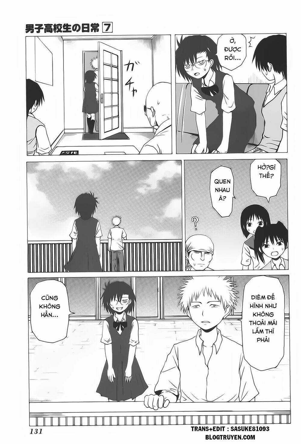 Danshi Koukousei No Nichijou Chapter 107.6 trang 2